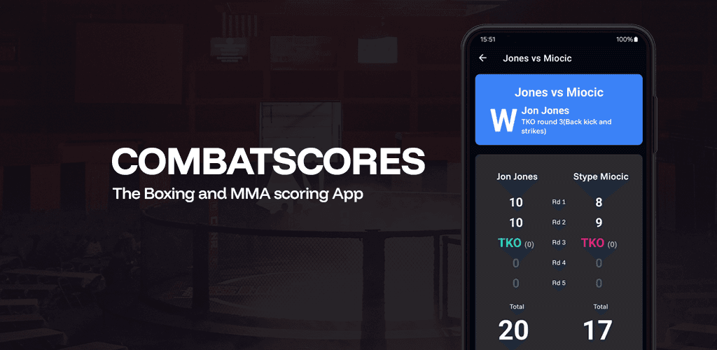 Combatscores Mobile App Preview